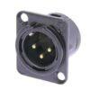 Conector XLR-109 Canon Macho Chasis