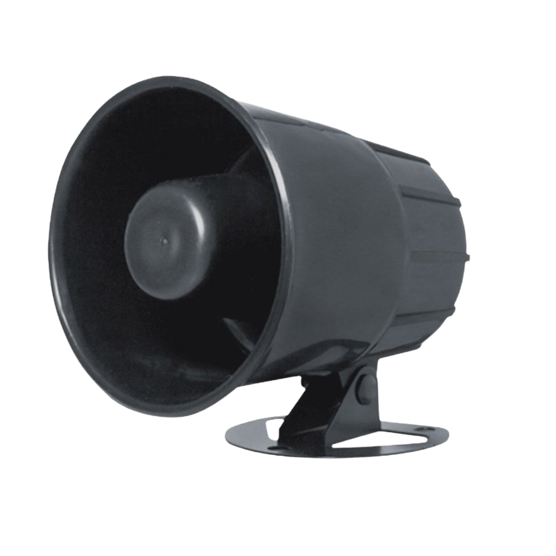 Sirena Plástica EST-86T 20W - NEGRO