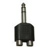 Adaptador 2 Jack RCA - Plug 6.5 Stereo