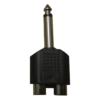 Adaptador 2 Jack RCA Plug 6.5 mono