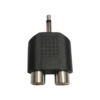 Adaptador 2 RCA Hembra - Plug Macho 3.5 ST