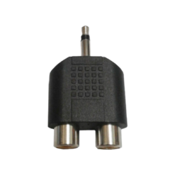 Adaptador 2 RCA Hembra - Plug Macho 3.5 ST