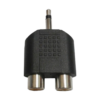 Adaptador 2 RCA - Plug 3.5 Mono