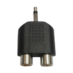 Adaptador 2 RCA - Plug 3.5 Mono