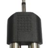 Adaptador 2 Jack RCA Plug 3.5 mono
