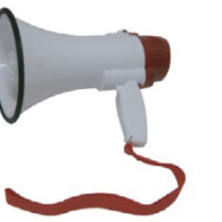 Megáfono MP-1001 con Grabador de Mensaje