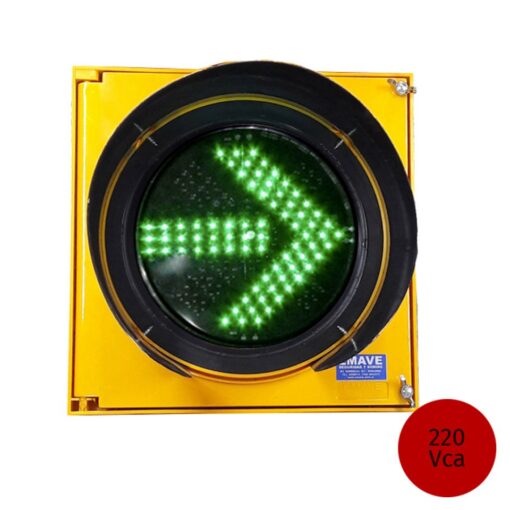 Semáforo SE-L-200FC | Flecha Cruz | 200 mm | Lampara Y Modulo - Imagen 3