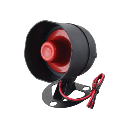 Sirena Plástica EMS-82T 12  V.C.C.  | Negro